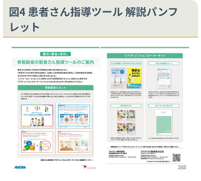 図4 患者さん指導ツール 解説パンフレット