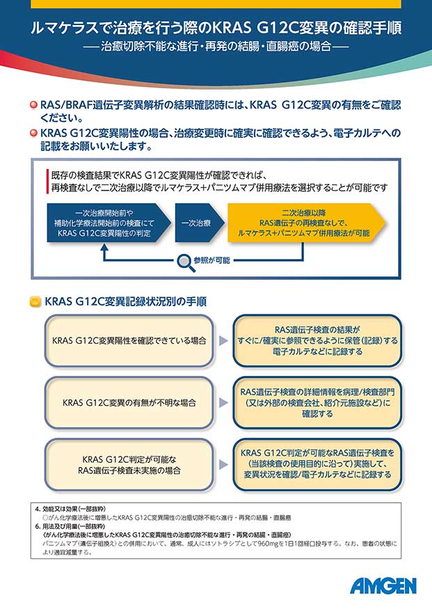 サムネイル_（結腸・直腸癌）ルマケラスで治療を行う際のKRAS G12C変異の確認手順