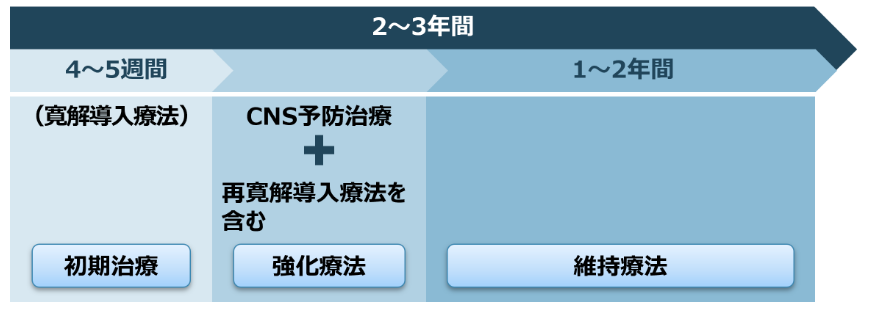 図_小児ALLの治療