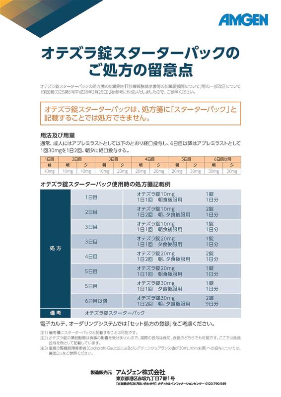 サムネイル_オテズラ錠スターターパックのご処方の留意点