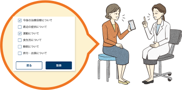 診察がよりスムーズに行える