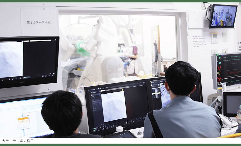 カテーテル室の様子